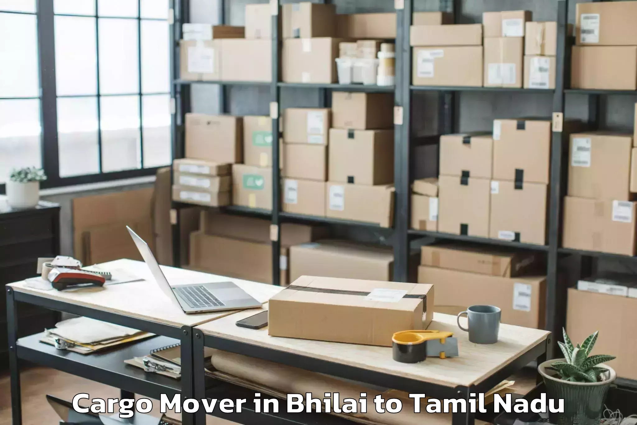 Professional Bhilai to Thirukkuvalai Cargo Mover